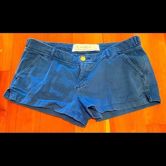 Abercrombie & Fitch Shorts Abercrombie Andfitch Blue Short Shorts